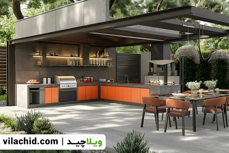 آشپزخانه فضای باز شماره سه