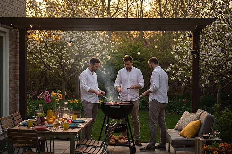 برگزاری یک دورهمی به یادماندنی در شب های بهاری